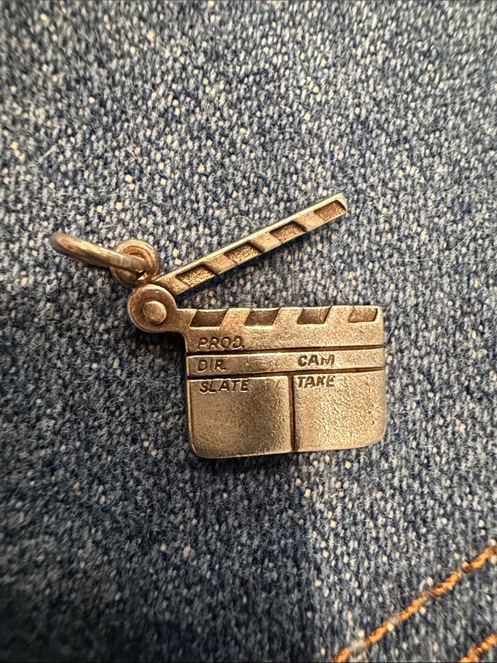 James Avery Sterling silver movie clapperboard -retired